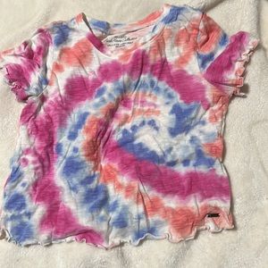 hollister tie dye top